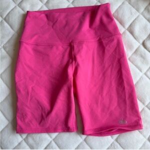 ALO Yoga Vibrant Pink Bike Shorts